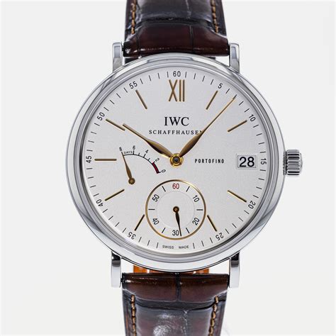 iwc portofino chronograph used|iwc portofino hand wound.